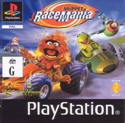 Muppet Race Mania cover design