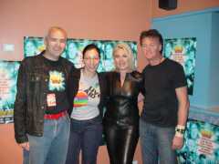 Myself, my friend Roulla, Kim and Paul